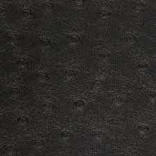 Black Ostrich VLD46 Denali Vinyl: Luxury black textured vinyl for upholstery and design projects.