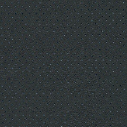 Phantom Blue Perforated Vinyl: dark blue textured vinyl with small perforations.
