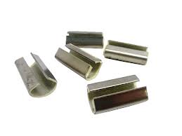 BW Clips: 100 silver metal banding clips per box