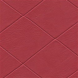 Counterpane Cardinal textured wallpaper, deep red diamond pattern.