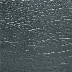 Oxen Charcoal Gray: textured, gray vinyl upholstery sample.