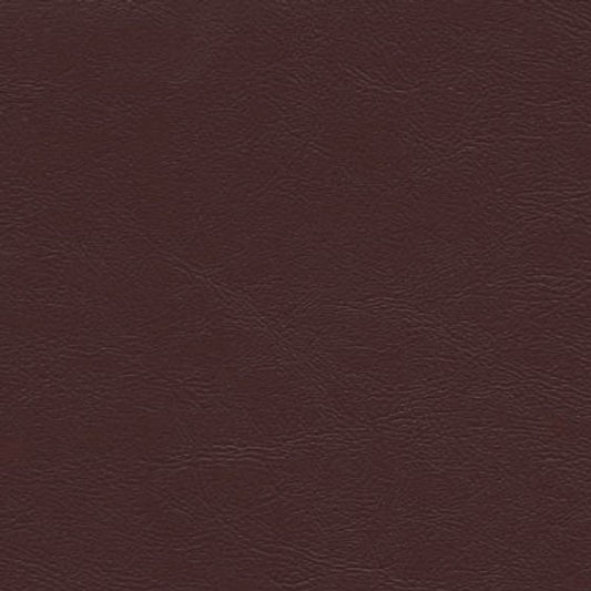 Sierra Claret Vinyl ESS-5111: Dark brown textured vinyl fabric sample.