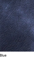 Concrete Blue premium leather swatch: rich blue, textured finish.