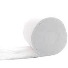 White cotton roll for crafts and quilting projects.