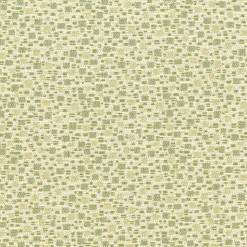 Culp Critic's Choice Sprout Fabric: Textured off-white upholstery fabric with subtle green flecks.