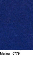 Dakar Marina 0779 Premium Leather: Deep blue, luxurious leather swatch.
