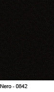 Dakar Nero 0842 premium black leather swatch