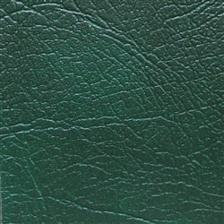 Oxen Dark Green textured vinyl upholstery fabric sample.