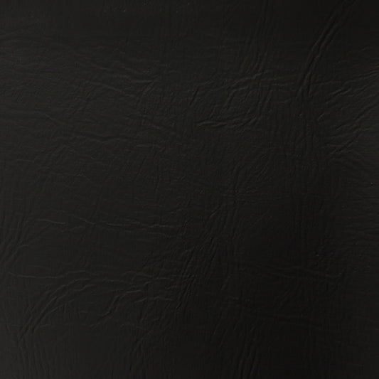 Heidi Black VLD53 Denali Vinyl: textured black vinyl upholstery fabric