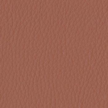 Dillon Chili Contract Polyurethane Fabric: terracotta-toned, durable, leather-like texture.
