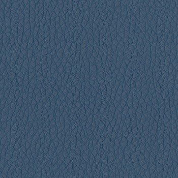 Dillon Ocean Contract Polyurethane Fabric: Durable, textured blue upholstery fabric.