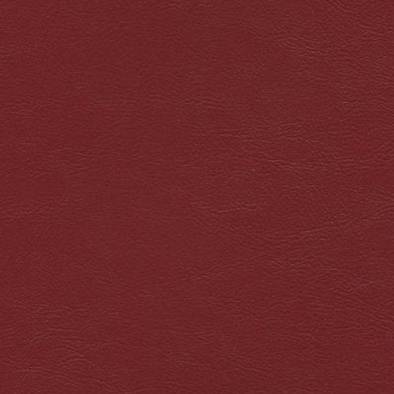 Sierra Dk Carmine ESS6122 vinyl fabric sample: rich dark red, textured finish.