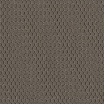 Dot Com Coin Contract Polyurethane Fabric: Durable, textured gray fabric with a hexagonal pattern.