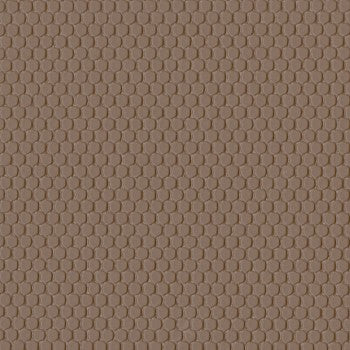 Dot Com Cola Contract Polyurethane Fabric: Durable brown honeycomb textured polyurethane fabric.