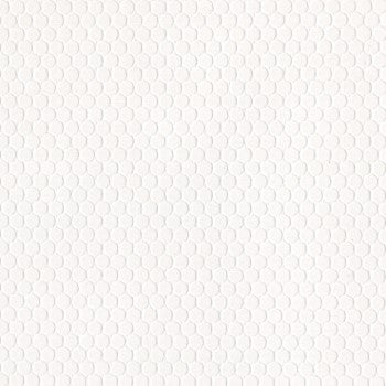 White Dot Com contract polyurethane fabric with subtle hexagonal texture.