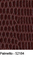 Everglades Palmetto 52184 Premium Leather: Deep brown, textured leather with embossed reptile pattern.