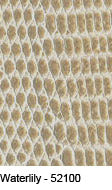 Close-up of premium light beige leather with a textured, embossed pattern.