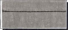 Gray Typar seat sample showing material texture and stitching detail.