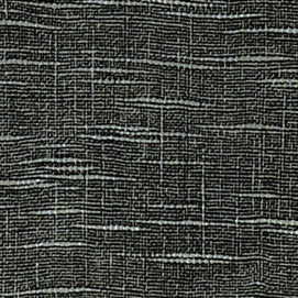 Carina Grey CN204 fabric swatch: dark grey newspaper print design.
