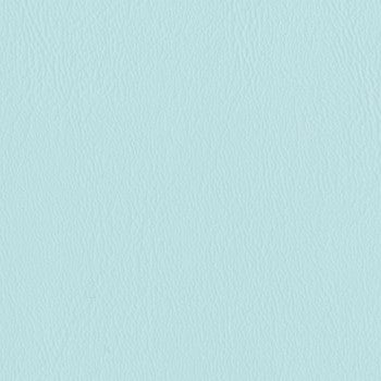Hathaway Aqua Vinyl: Light blue textured vinyl fabric sample.