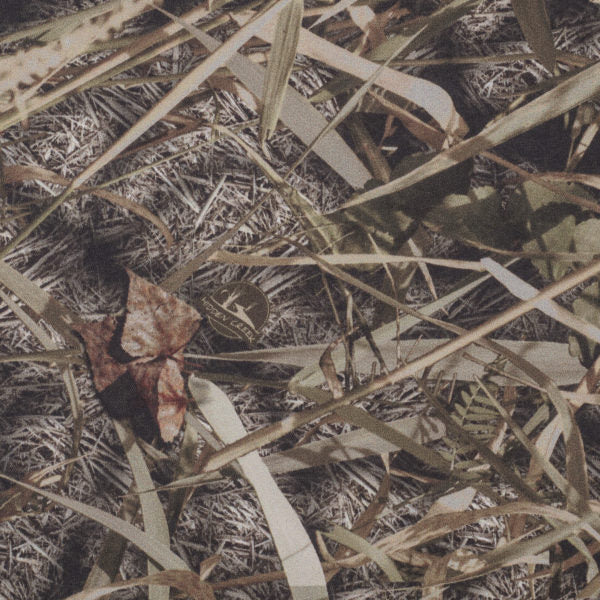 Hidden Creek Marsh Camo Vinyl: Realistic marsh grass pattern vinyl for hunting apparel and gear.