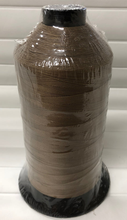 Sunguard B92 Taupe 227Q 16oz thread spool, taupe color.