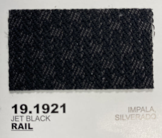 Rail Jet Black 19.1921 Silverado fabric swatch