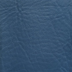 Heidi Lapis Blue textured vinyl fabric sample in deep blue.