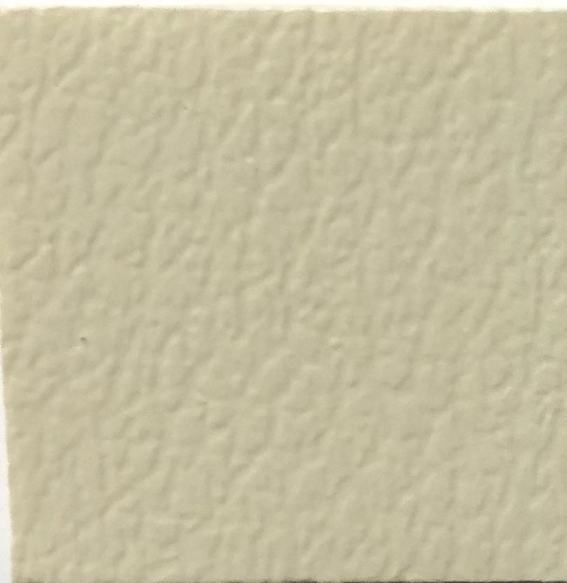 M42 Adobe Premier Contract Vinyl sample: light beige, textured vinyl sheet.