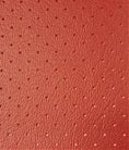 VLST-08P Monticello Red Perforated Vinyl: rich red, textured vinyl with small perforations.