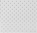 VLST-25P Monticello Snow Perforated Vinyl sample: White perforated vinyl with subtle texture.