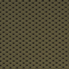 Wave Nickel WV-208 fabric swatch: olive green with textured black grid pattern.
