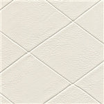 Counterpane Off White textured wallpaper with diamond pattern