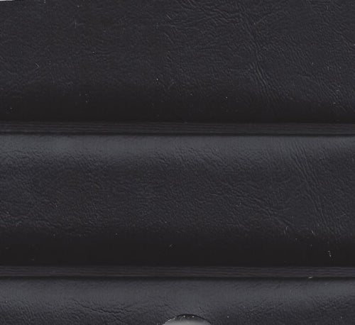 Pleated black marine vinyl: durable, textured fabric for upholstery