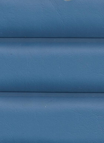 Pleated marine vinyl in classic blue