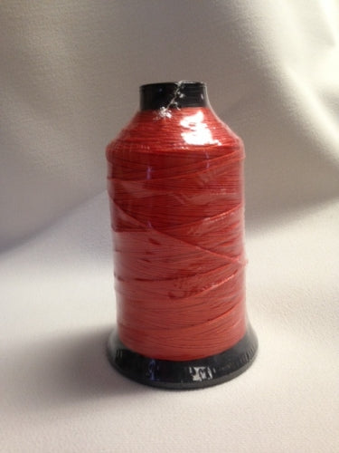 T-270 Nylon 703Q Toboggan Contrast Thread, vibrant orange, sewing thread spool