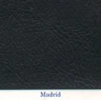 Paul Bunyan Madrid black vinyl upholstery fabric sample
