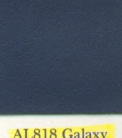 AL818 Allante Galaxy RING #6016: Deep navy blue leather swatch.