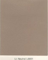 Ring 4067 Sierra Lt. Neutral L6691 upholstery vinyl swatch: light beige, durable vinyl fabric.