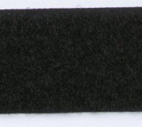 Black sewable loop backing, 1" wide, 25 yards.