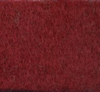 Flexform Ozite 1605 Red Carpet sample: rich red, plush texture.