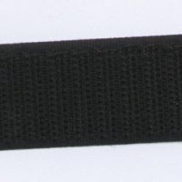 1" black adhesive hook-and-loop fastener
