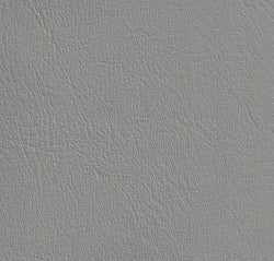 Light gray VLD04 Denali vinyl sample showcasing textured leather-like finish.