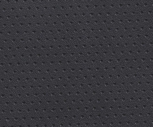 Fabric Cabo Faux Leather Yard, Black