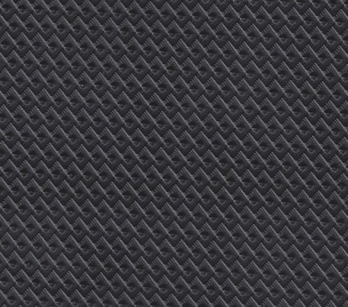 Black Pantera VLD34 Denali vinyl: textured dark gray diamond pattern automotive upholstery.