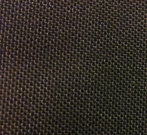 Close-up of dark gray Steel Cordura Nylon fabric texture.