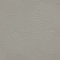 Tradewinds Plus Pacific Mist upholstery fabric sample: light gray, textured leatherette.