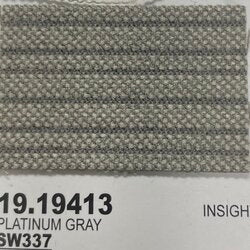 Platinum Gray Honda Insight seat fabric swatch, 1818 19.19413 SW337