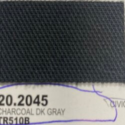 1813 20.2045 TR510B Charcoal Dk Gray Honda fabric swatch