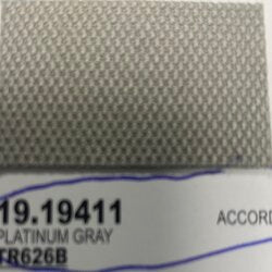 Honda Accord Platinum Gray fabric swatch, 1806 19.19411 TR626B